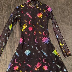 Current Mood astrology mesh dress